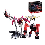 KBB G1 Transformation Robot Soundwave Six Magnetic Tape Troop THF-01P6 Rumble Laserbeak Buzzsaw Anim