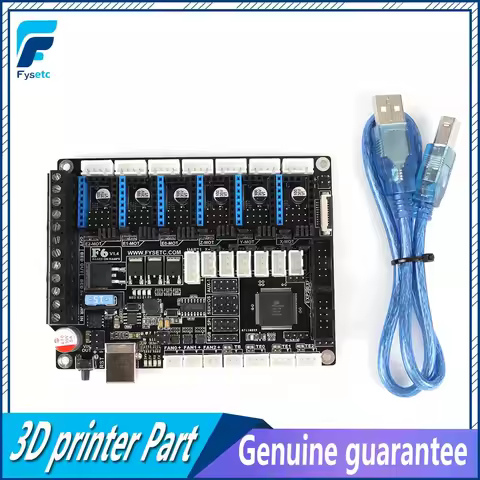 FYSETC F6 V1.4 Board ALL-in-one Up to 6 Motor Drivers For TMC2208 UART Flying With XH/MX Connector V