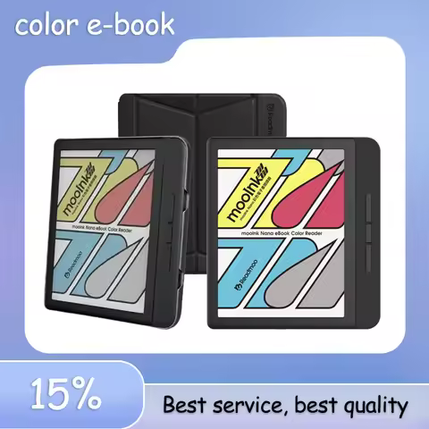 7-in mooInk Nana color e-book reader Adjustable dual-color temperature reading headlight Easy to car