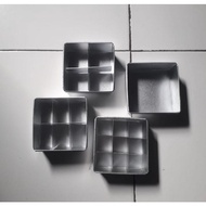 10x10 Non-Stick Aluminum Brownie Divider Pan – 4 6/s 9 Holes/ – Thick Premium Square Pan