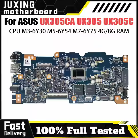 Mainboard For ASUS Zenbook UX305CA U305CA UX305C Laptop Motherboard M3 M5 M7 RAM-4GB/8GB