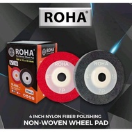MATA Non-woven stainless steel polishing grinding wheel 4" ROHA iron/ best quality product