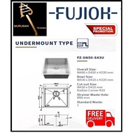 FUJIOH FZ-SN50-S43U UNDERMOUNT SINK