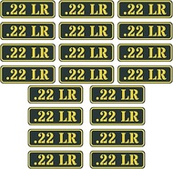 Aolamegs Ammo Can Vinyl Sticker Set Decal Label 9MM 5.56 7.62 12GA .22 .223 .308 .300 .380 .45 (20 P