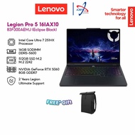 LENOVO LEGION PRO 5 16IAX10 83F300AEMJ 16" OLED GAMING LAPTOP ( CU7-251HX 16GD5 512SSD / RTX5060 8GD