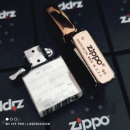 Bật lửa zippo đồng nguyên khối Rắn Hoa bản độc lạ - loại tốt