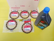 ชุดแผ่นคลัทช์พร้อมน้ำมันเครื่องสังเคราะห์แท้MA 1ลิตรแท้HONDA CB150R EXMotionCBR150R ปี2019--2024 อะไ