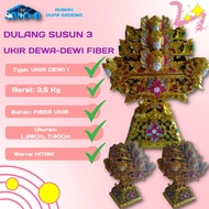 DULANG SUSUN 3 SUSUN 2 KOTAK BULAT UKIR PRADA BALI BAHAN FIBER