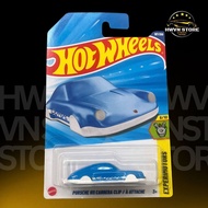 Hotwheels Porsche 911 model car blue keychain