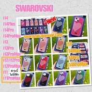 SWAROVSKI CASE เคสเพชร เคสเพชรคริสตัล กันกระแทก iPhone 14/14 Pro /14 Plus/ 14 Pro Max/11/11 Pro Max/iPhone12/12ProMax