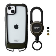 日本 ROOT CO.｜iPhone 14 Plus 雙掛勾防摔手機殼 + 360度旋轉登山扣 - 共三色