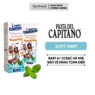 Kem Đánh Răng Cho Bé Trắng Răng Ngừa Sâu Răng Pasta Del Capitano Hữu Cơ An Toàn Cho Trẻ Nhỏ 75ml