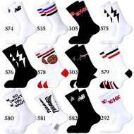 ACDC band pattern socks Long patterned socks - wholesale old school socks