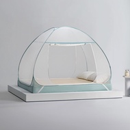 เมโดกา 2022 ใหม่ yurt มุ้งติดตั้งฟรีสำหรับคนเดียว 1m ห้องนอนเตียง 1.8 เตียงข้าวใช้ในครัวเรือนพับได้