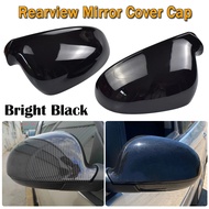 Fashion Bright Black Mirror Cap Rearview Mirror Cap Suitable for VW Volkswagen Passat B6 R36 Golf 5 Jetta MK5