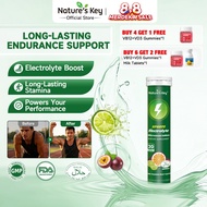 【BUY MORE GET MORE】Nature's Key Sports Electrolyte Effervescent Tablets Rehydration Vitamin Mineral 