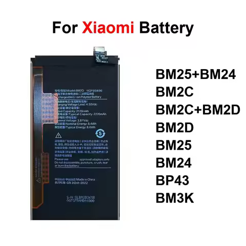 Mobile Phone Battery Safe BM2C BM25+BM24 BP43 2170-3200mAh For Xiaomi MI MIX4 4 Mix 3 4 Fold 1 3 1ST