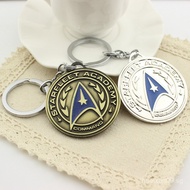 Movie Merchandise Accessories Star Trek Star Travel Star Trek Logo Alloy Peripheral Keychain Pendant