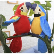 Boneka Burung Beo Peniru Suara / Burung Beo Bisa Bicara/ Boneka