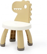幼儿椅,塑料儿童恐龙椅,坚固耐用轻便幼儿活动椅,防滑人体工学设计儿童台阶凳,室内或室外使用,适合 2 岁以上男孩和女孩(黃色)