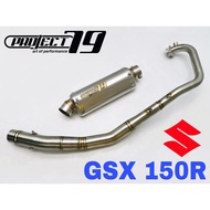 Project79 Suzuki GSX-R150 Motor Full System Exhaust Project 79 QPM10SV Accessories Ekzos S150 GSX150