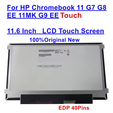 B116XAK01.1 B116XAK01.2 For HP Chromebook 11 G7 G8 EE 11MK G9 EE 11.6" HD LCD Touch Screen Display E