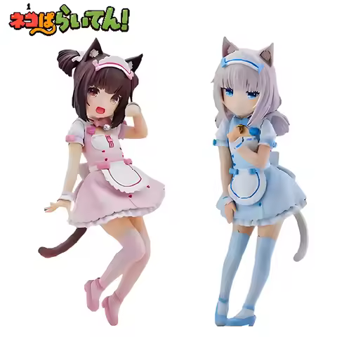 Figura de NEKOPARA de Anime de 18CM, chocola y vainilla, bonito soporte, modelo de animación, juguet