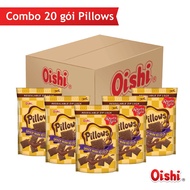 Thùng 20 gói Pillows Oishi nhân vị socola (85g/gói)