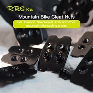 RRSkit Mountain Bike Cleat Nuts Shoe Lock Nut For Shimano Specialized Trek Mountain Bicycle Cleats S