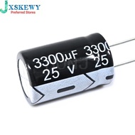 5PCS ​​​3300uF 25V 3300MFD 25Volt 16*25mm Aluminum Electrolytic Capacitor Radial 3300mf25v 3300uf25v