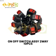 MOTORCYCLE ON OFF SWITCH ASSY 2WAY 10PCS