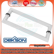 Pull Handle Dekkson deluxe Ph Dl828 25x325x300 White White Aluminum Glass Door Pull Wooden Minimalis