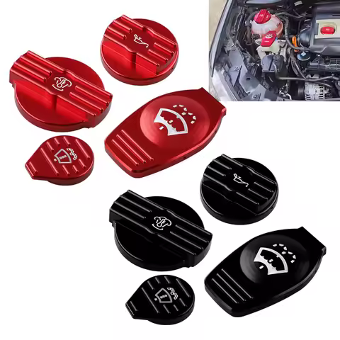 Aluminium Protect Cover Tank Cap / Bottle Cap / Oil Cap for VW CC Golf GTI Audi Seat Skoda 2.0T Scir