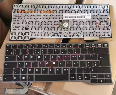 New US UK Nordic German Italian Keyboards For Fujitsu Lifebook E544 E546 E547 E733 E734 E736 E743 E7