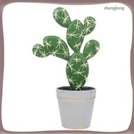 Potted Cactus Plastic Plants Live Succulents Artificial Fake Desktop Adornments Faux Decor Ornaments Simulation Statue