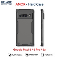 UFLAXE AMOR - For Google Pixel 6 / Pixel 6 Pro / Pixel 6A Case - Shockproof Matte Hard Case, Anti-Fi