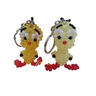 Beaded Tweety Bird Keychain / Accessory