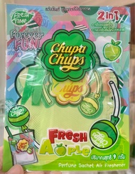 🍓🍓 [ขายดี] ของแท้!! Chupa Chups / Fresh Time ถุงหอมปรับอากาศ จูป้า จุ๊ปส์ เฟรชทาม ซองหอมหอมมาก ขนาด 9 กรัม กลิ่นผลไม้