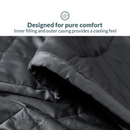 KAPAS LUXE | Cotton Quilted Comforter | 100% ELS Cotton Casing & Bamboo Filling | 400TC per square i