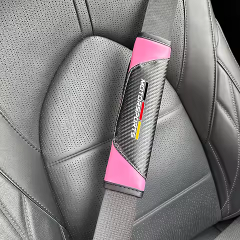 2pcs Car Safety Seat Belt Covers Car Safety Belt Protector Cushion For BMW X1 X3 X5 E70 F15 F48 G30 