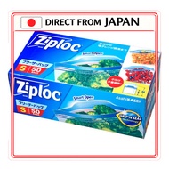 [Direct from Japan] Asahi Kasei Ziploc Freezer Bag S 50pcs