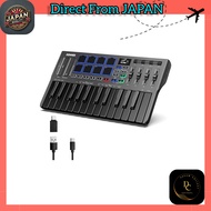 Donner USB MIDI Keyboard Controller 25 Keys Velocity Sensitive Touch Slider OLED Screen Backlit Pads