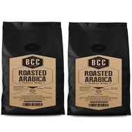 2 x BCC Roasted Arabica Coffee Beans (500gm) + FREE 4 sachets BCC 3 in 1 White Coffee