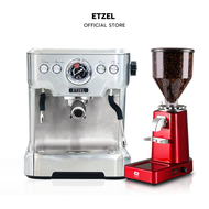 ส่งฟรี! Professional Setสำหรับเปิดร้าน เครื่องชงกาแฟETZEL SN6570 + เครื่องบดเมล็ดกาแฟSN019