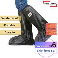 [SG in Stock]Waterproof Shoes Cover Portable Anti Slip Rain Boots Cover Thickened Durable Shoe Cover