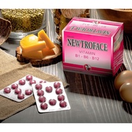 NEWTROFACE tablets: Blood supplement, increased resistance, Vitamin B1-B6-B12 supplement, box of 100