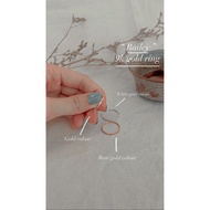 9k Bailey gold ring rose gold ring white gold ring