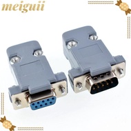 MEIGUII DB9 D-sub Connectors Plug, RS232 Serial 485 COM Port 9 Pin Jack Socket, COM Plug Connectors 