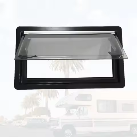Camper Accessories 1000x600 Mm Motorhome Window Aluminum Frame And Hinge Camper Trailer Window