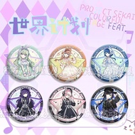 Hoshino Ichika Hinomori Shizuku Badges Pins Anime Shinonome Ena Women Brooch Fashion Cosplay Figure 